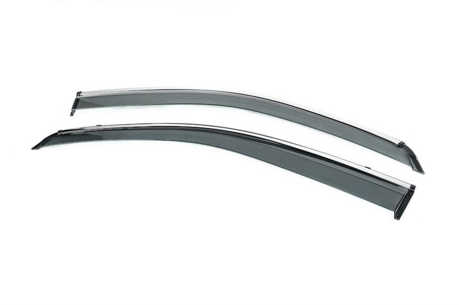 Mercedes Vito/V-class W447 2014- Deflectoare geam cu ornament cromat (2 buc, Niken Future) Foto 4