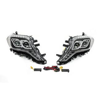 Faruri fata FullLED (2013-2017, Set 2 buc) Toyota Land Cruiser Prado 150 2009-2023 foto 1