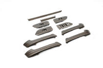 Toyota Land Cruiser Prado 150 2009-2023 Set inserturi aspect lemn inchis foto 3