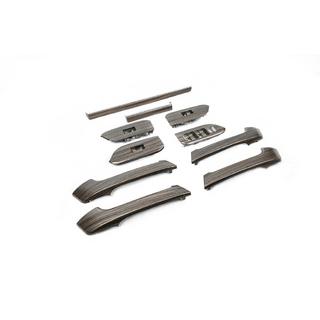 Set inserturi aspect lemn inchis Toyota Land Cruiser Prado 150 2009-2023 foto 3