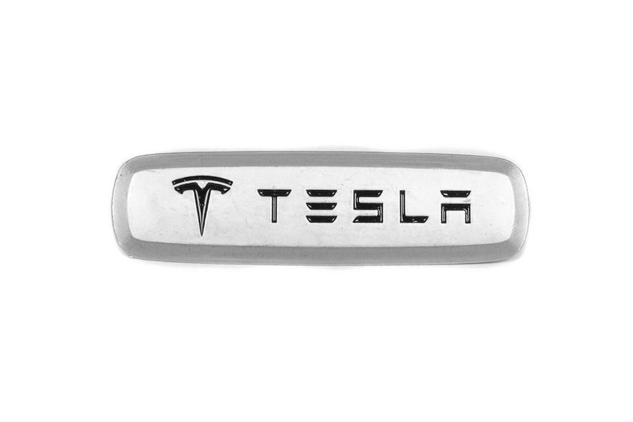 Tesla Emblema aluminiu pentru covorase auto (1 buc) Image