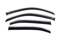 Honda HR-V 2021- Deflectoare geamuri cu ornament cromat (4 buc, Niken) foto 2