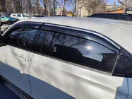 Honda eNS1 2022- Deflectoare geamuri cu ornament cromat (4 buc, Niken) foto 5