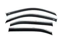 Honda eNS1 2022- Deflectoare geamuri cu ornament cromat (4 buc, Niken) foto 2