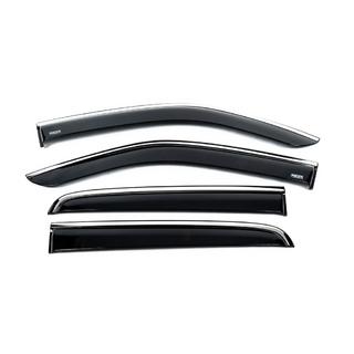 Deflectoare geamuri cu ornament cromat (4 buc, Niken) Isuzu D-Max 2019- foto 1