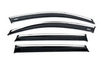 Skoda Kamiq 2019- Deflectoare geamuri cu ornament cromat (2019-2023, 4 buc, Niken) foto 2