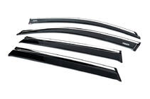 Skoda Kamiq 2019- Deflectoare geamuri cu ornament cromat (2019-2023, 4 buc, Niken) foto 3