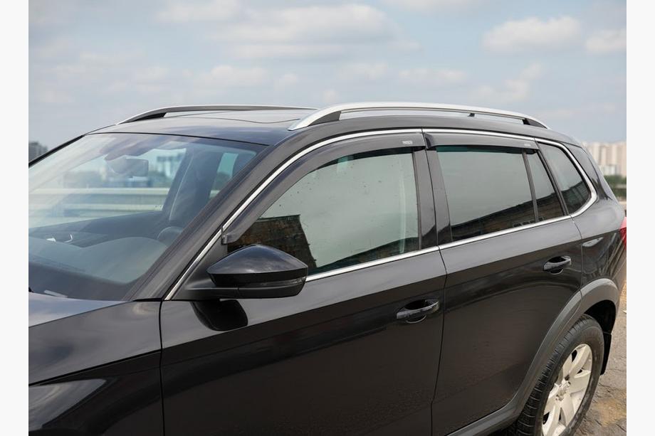 Skoda Kamiq 2019- Deflectoare geamuri cu ornament cromat (2019-2023, 4 buc, Niken) Image