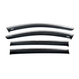 Deflectoare geamuri cu ornament cromat (4 buc, Niken) foto 1