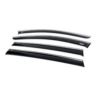 Deflectoare geamuri cu ornament cromat (4 buc, Niken) foto 2