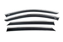 Opel Astra L 2022- Deflectoare geamuri cu ornament cromat (4 buc, Niken) foto 1