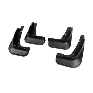 Aparatori noroi Premium (cu prag lateral) (set 4 buc) Mitsubishi Lancer X 2008- foto 2