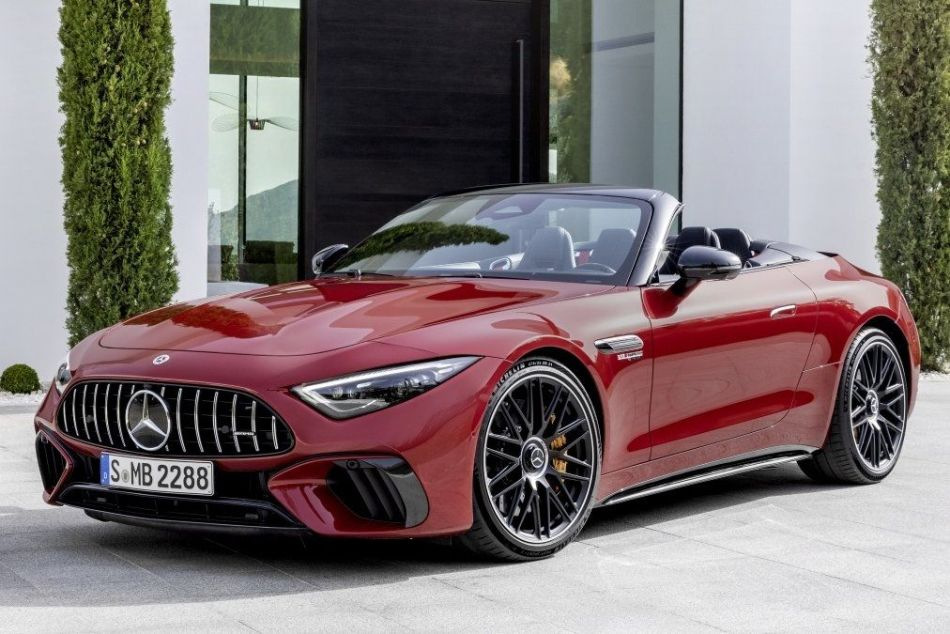 Revizuirea noii generații de Mercedes SL-Class cu două uși