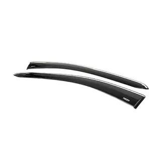 Deflectoare geamuri cu ornament cromat (2 buc, Niken) foto 2