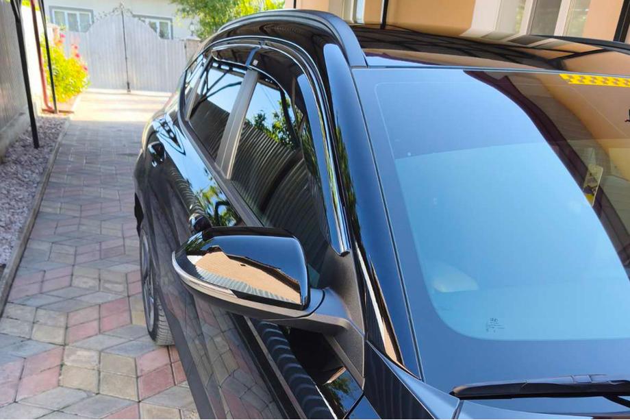 Hyundai Kona 2023- Deflectoare geamuri cu ornament cromat (4 buc, Niken) Foto 7