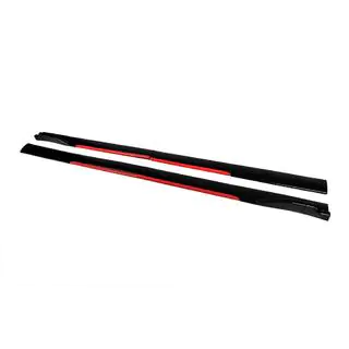 Extensii universale praguri laterale Niken Red (ABS) (4buc) foto 2