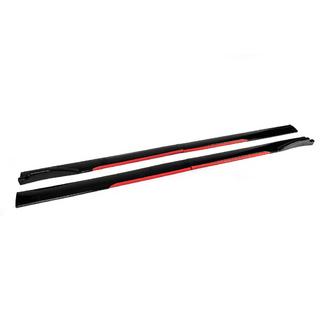 Extensii universale praguri laterale Niken Red (ABS) (4buc) foto 4
