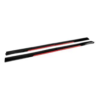 Extensii universale praguri laterale Niken Red (ABS) (4buc) foto 4