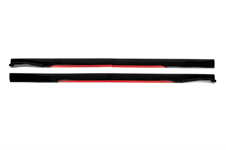 Extensii universale praguri laterale Niken Red (ABS) (4buc) Foto 3