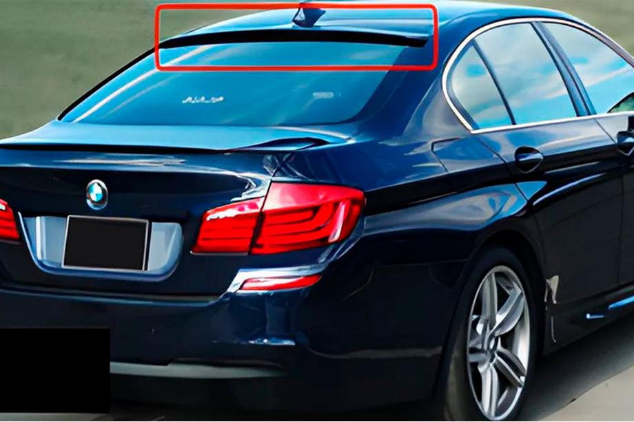 BMW 5 Series F10/F11 2010–2016 Spoiler spate DPT (pentru F10, Negru Lucios) Image