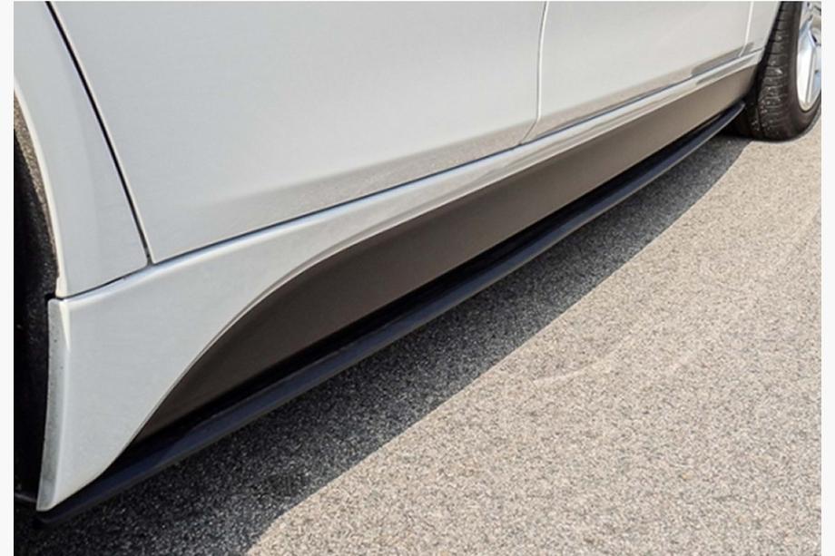 BMW 5 Series F10/F11 2010–2016 Extensii praguri DPT V-1 (pentru praguri M-Sport/M5, negru lucios) Foto 4