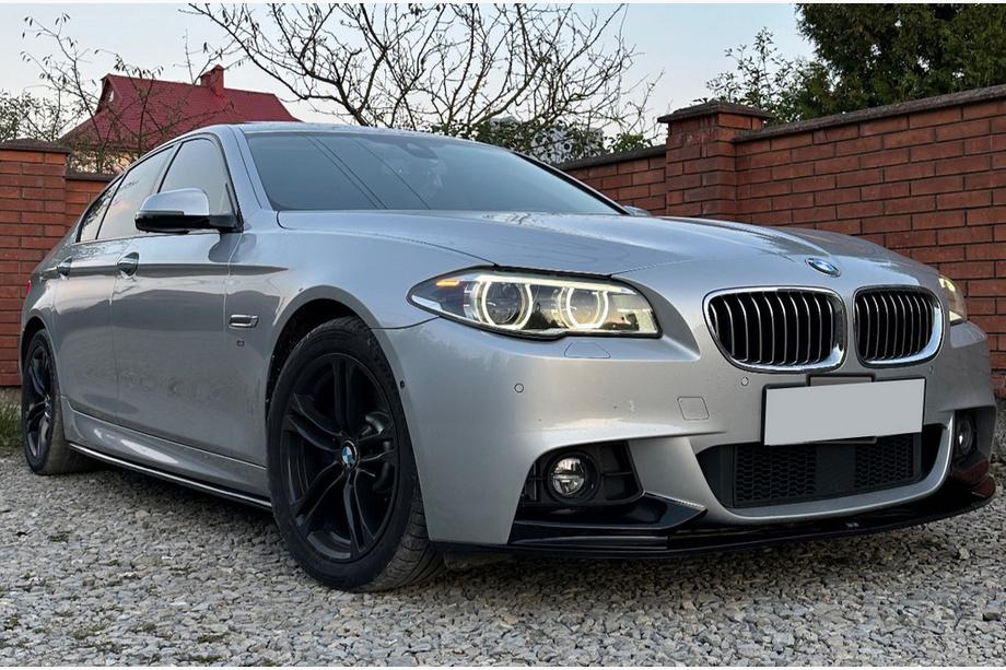 BMW 5 Series F10/F11 2010–2016 Extensii praguri DPT V-1 (pentru praguri M-Sport/M5, negru lucios) Foto 1