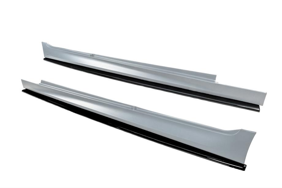 BMW 5 Series F10/F11 2010–2016 Extensii praguri DPT V-1 (pentru praguri M-Sport/M5, negru lucios) Foto 5