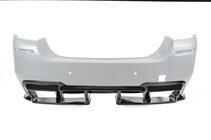 BMW 5 Series F10/F11 2010–2016 Difuzor Spate DPT V-1 (pentru M-Performance, Negru Lucios) foto 4