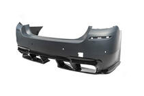 BMW 5 Series F10/F11 2010–2016 Difuzor Spate DPT V-1 (pentru M-Performance, Negru Lucios) foto 13