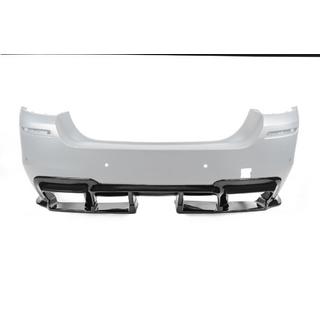 Difuzor Spate DPT V-1 (pentru M-Performance, Negru Lucios) BMW 5 Series F10/F11 2010–2016 foto 4