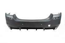 BMW 5 Series F10/F11 2010–2016 Difuzor Spate DPT V-2 (pentru M-Performance, Negru Lucios) foto 15