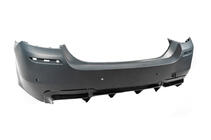 BMW 5 Series F10/F11 2010–2016 Difuzor Spate DPT V-2 (pentru M-Performance, Negru Lucios) foto 6