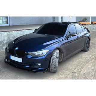 DPT Lip bara fata pentru versiunea stock (2015-2018, negru lucios) BMW 3 Series F30/F31 2012-2019 foto 4
