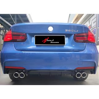 Difuzor Spate DPT V-2 (pentru M Performance, Negru Lucios) BMW 3 Series F30/F31 2012-2019 foto 1