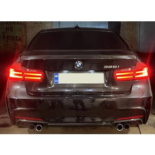 Difuzor Spate DPT V-3 (pentru M Performance, Negru Lucios) BMW 3 Series F30/F31 2012-2019 foto 3