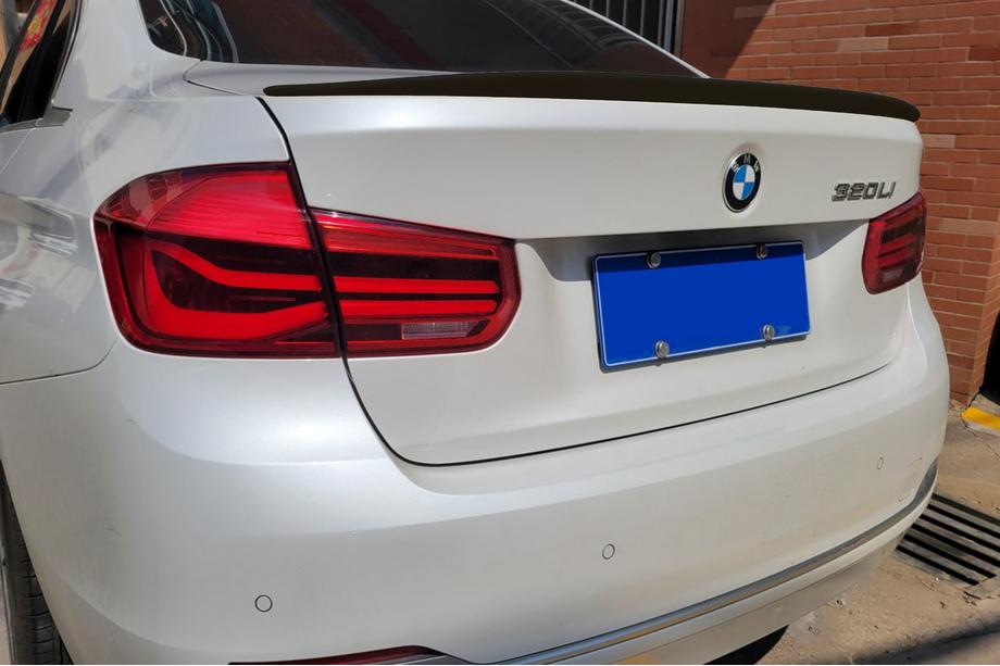 BMW 3 Series F30/F31 2012-2019 Spoiler M3-Style (pentru F30/F80, Negru Lucios) Image