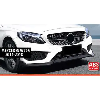 Prelungire Bara Fata DPT V1 (2014-2018, doar pentru AMG-Line, Negru Lucios) foto 1