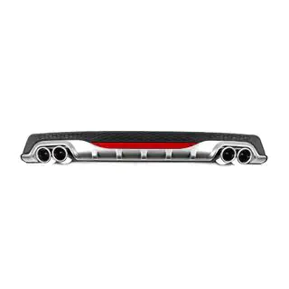 Difuzor Spate Universal DPT AMG Style V-2 (ABS) (Gri+Negru Lucios) foto 1