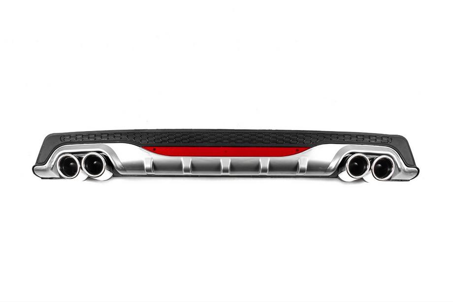 Difuzor Spate Universal DPT AMG Style V-2 (ABS) (Gri+Negru Lucios) Image
