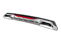Difuzor Spate Universal DPT AMG Style V-4 (ABS) (Gri+Negru Lucios) foto 2