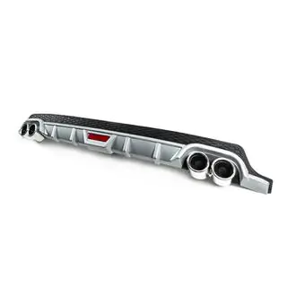 Difuzor Spate Universal DPT V-8 (ABS) (Gri+Negru Lucios) foto 1