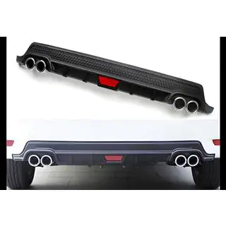 Difuzor spate universal DPT V-9 (ABS) (negru mat) foto 3