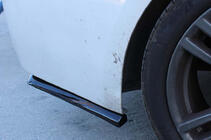 Flap universal acoperire bara spate DPT (ABS) (2buc) (Negru Lucios) foto 8