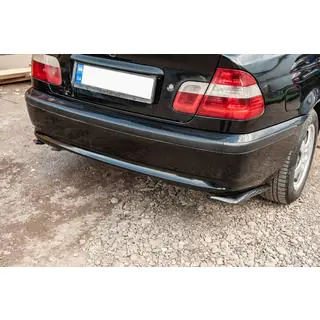 Flap universal acoperire bara spate DPT (ABS) (2buc) (Negru Lucios) foto 3