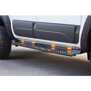 Praguri Laterale Dakar V1 cu LED (2019+, 2 buc, metal) foto 4