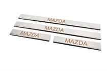 Mazda 2 2007-2014 Protectii prag Carmos (4 buc, inox) V-3 foto 2