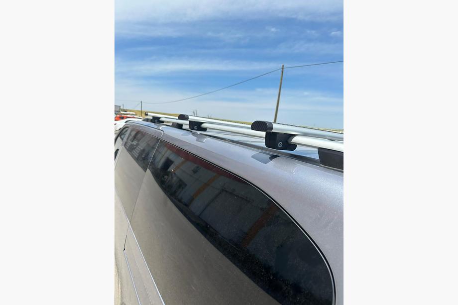 Bare transversale portbagaj cu cheie Skyport (2 buc) (Doar pentru bare longitudinale Skyport) pana la 130 cm, Negru Foto 18