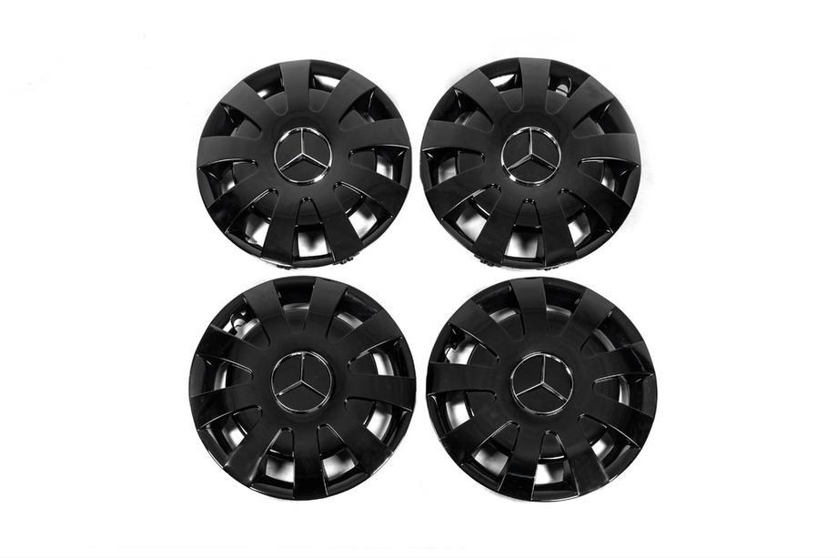 Mercedes Sprinter W907/W910 2018- Capace roti negre ABS (1 bucata, set 4) Image