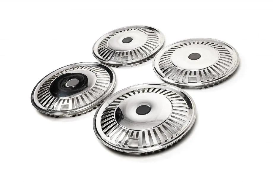 Mercedes Sprinter W907/W910 2018- Capace roti inox Stea (1-cerc, set 4 buc) Foto 2