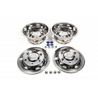 Capace roti inox Exclusive V1 (2 piese, 4 buc) Mercedes Sprinter W907/W910 2018- foto 1